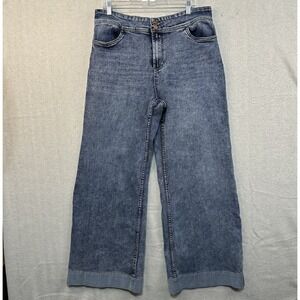 Classic Blue Wide Leg Women's Jeans